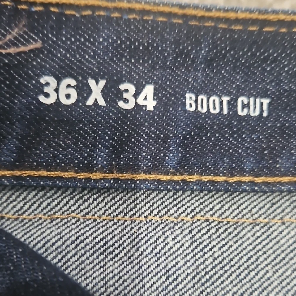 Nautica Men's Deep Blue Relaxed Jeans